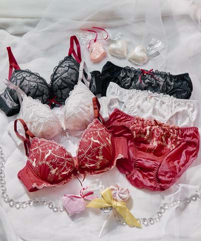 トゥインクルキャットブラジャー＆ショーツセット  【northerly】